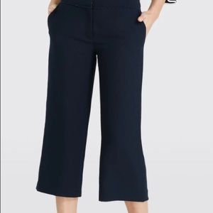 Draper James Scallop Crop Pant - Navy